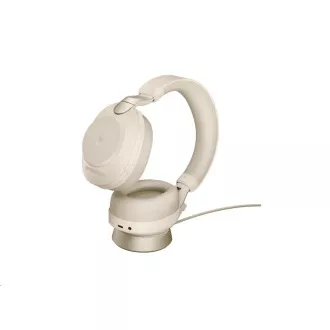 Jabra náhlavní souprava se stojánkem Evolve2 85, Link 380c MS, stereo, béžová Jabra náhlavní souprava se stojánkem Evolve2 85, Link 380c MS, stereo, béžová