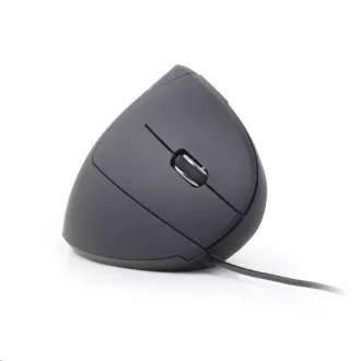 GEMBIRD myš MUS-ERGO-01, drátová, optická, vertikální, 1200-3200 dpi, USB, černá GEMBIRD myš MUS-ERGO-01, drátová, optická, vertikální, 1200-3200 dpi, USB, černá