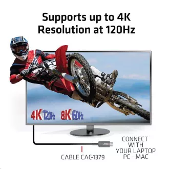 Club3D Kabel prodlužovací Ultra Rychlý HDMI™ Certifikovaný AOC kabel 8K60Hz (M/M), 4K120Hz, 20m, černá Club3D Kabel prodlužovací Ultra Rychlý HDMI™ Certifikovaný AOC kabel 8K60Hz (M/M), 4K120Hz, 20m, černá