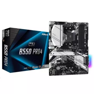 ASRock MB Sc AM4 B550 PRO4, AMD B550, 4xDDR4, HDMI ASRock MB Sc AM4 B550 PRO4, AMD B550, 4xDDR4, HDMI