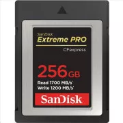 SanDisk Extreme Pro CFexpress Card 256GB, Type B, 1700MB/s Read, 1200MB/s Write NVMe