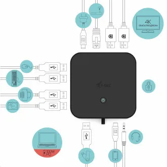 i-tec USB-C Dual Display Docking Station, Power Delivery 100 W - Použité i-tec USB-C Dual Display Docking Station, Power Delivery 100 W - Použité