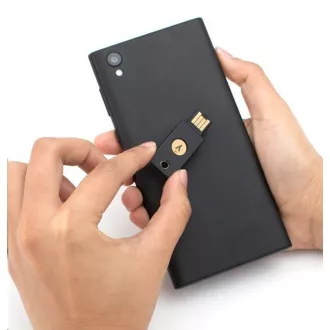 YubiKey 5 NFC - USB-A, klíč/token s vícefaktorovou autentizaci (NFC), podpora OpenPGP a Smart Card (2FA) YubiKey 5 NFC - USB-A, klíč/token s vícefaktorovou autentizaci (NFC), podpora OpenPGP a Smart Card (2FA)