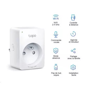 TP-Link Tapo P100(2-pack) chytrá WiFi mini zásuvka (2300W, 10A, 2, 4 GHz, BT) TP-Link Tapo P100(2-pack) chytrá WiFi mini zásuvka (2300W, 10A, 2, 4 GHz, BT)