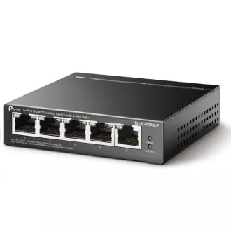 TP-Link switch TL-SG1005LP (5xGbE, 4xPoE+, 40W, fanless) TP-Link switch TL-SG1005LP (5xGbE, 4xPoE+, 40W, fanless)