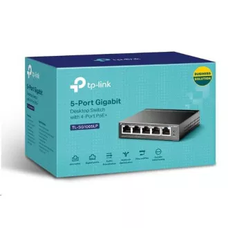 TP-Link switch TL-SG1005LP (5xGbE, 4xPoE+, 40W, fanless) TP-Link switch TL-SG1005LP (5xGbE, 4xPoE+, 40W, fanless)