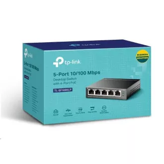 TP-Link switch TL-SF1005LP (5x100Mb/s, 4xPoE, 41W, fanless) TP-Link switch TL-SF1005LP (5x100Mb/s, 4xPoE, 41W, fanless)