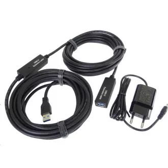 PREMIUMCORD USB 3.0 repeater a prodlužovací kabel A/M-A/F 5m PREMIUMCORD USB 3.0 repeater a prodlužovací kabel A/M-A/F 5m