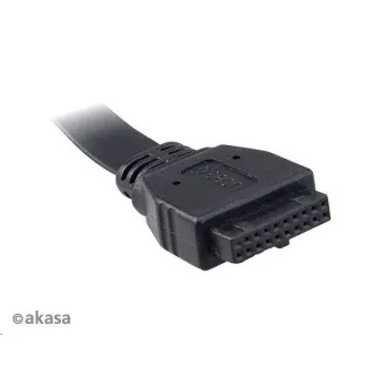 AKASA adaptér MB interní, Type-C USB3.1 Gen1 internal adapter cable + Type-A USB2.0 ports, 40 cm AKASA adaptér MB interní, Type-C USB3.1 Gen1 internal adapter cable + Type-A USB2.0 ports, 40 cm