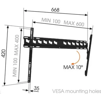 Vogel's MA4010 - TV držák s náklonem L Vogel's MA4010 - TV držák s náklonem L