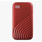 SanDisk WD My Passport SSD externí 2TB, USB-C 3.2, 1050/1000MB/s R/W PC & Mac, Red