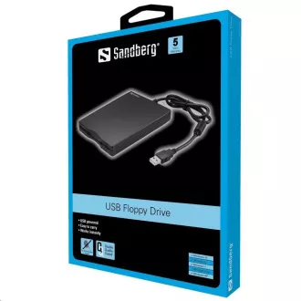 Sandberg externí USB disketová mechanika 3.5" Sandberg externí USB disketová mechanika 3.5"