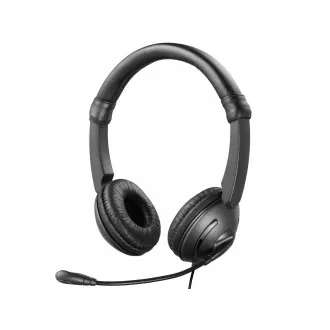 Sandberg náhlavní souprava SAVER s mikrofonem, 3, 5 mm jack, stereo, černá Sandberg náhlavní souprava SAVER s mikrofonem, 3, 5 mm jack, stereo, černá