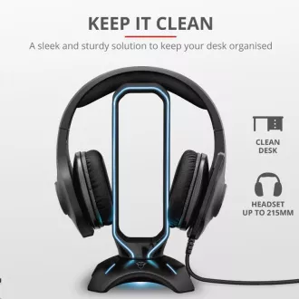 TRUST stojan na sluchátka GXT 265 Cintar RGB Headset Stand TRUST stojan na sluchátka GXT 265 Cintar RGB Headset Stand