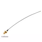 AKASA anténní kabel I-PEX MHF4L na RP-SMA female, 22cm, 2pcs/pack