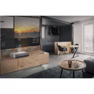 Optoma Laser projection TV CinemaX P2 (DLP, LASER, FULL 3D, UHD, 3 000 ANSI, HDMI, RJ45, 2x10W speaker) Optoma Laser projection TV CinemaX P2 (DLP, LASER, FULL 3D, UHD, 3 000 ANSI, HDMI, RJ45, 2x10W speaker)