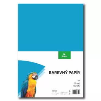 Papír pro výtvarku A3/80g světle modrý 100 listů Papír pro výtvarku A3/80g světle modrý 100 listů