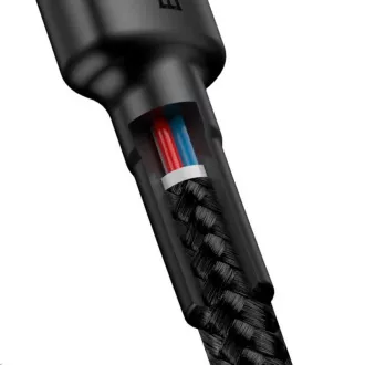 Baseus Cafule Series nabíjecí / datový kabel USB-C na USB-C PD2.0 60W Flash 1m, červená-čer Baseus Cafule Series nabíjecí / datový kabel USB-C na USB-C PD2.0 60W Flash 1m, červená-čer