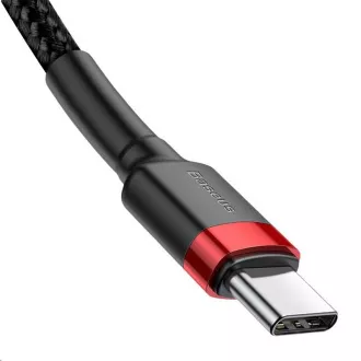 Baseus Cafule Series nabíjecí / datový kabel USB-C na USB-C PD2.0 60W Flash 1m, červená-čer Baseus Cafule Series nabíjecí / datový kabel USB-C na USB-C PD2.0 60W Flash 1m, červená-čer