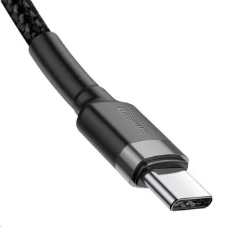 Baseus Cafule Series nabíjecí / datový kabel USB-C na USB-C PD2.0 60W Flash 1m, šedá-černá Baseus Cafule Series nabíjecí / datový kabel USB-C na USB-C PD2.0 60W Flash 1m, šedá-černá