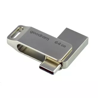 GOODRAM Flash Disk 64GB ODA3, USB 3.2, stříbrná GOODRAM Flash Disk 64GB ODA3, USB 3.2, stříbrná