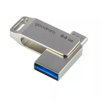 GOODRAM Flash Disk 64GB ODA3, USB 3.2, stříbrná GOODRAM Flash Disk 64GB ODA3, USB 3.2, stříbrná