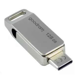 GOODRAM Flash Disk 128GB ODA3, USB 3.2, stříbrná GOODRAM Flash Disk 128GB ODA3, USB 3.2, stříbrná