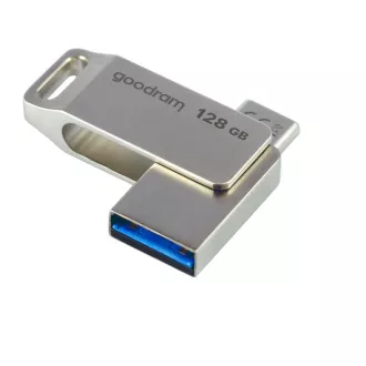 GOODRAM Flash Disk 128GB ODA3, USB 3.2, stříbrná GOODRAM Flash Disk 128GB ODA3, USB 3.2, stříbrná