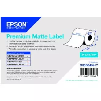 Epson label roll, normal paper, 51mm Epson label roll, normal paper, 51mm
