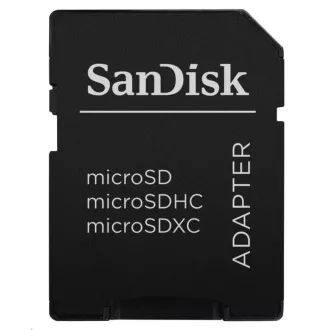 SanDisk MicroSDXC karta 32GB Ultra (120 MB/s, A1 Class 10 UHS-I, Android) + adaptér SanDisk MicroSDXC karta 32GB Ultra (120 MB/s, A1 Class 10 UHS-I, Android) + adaptér