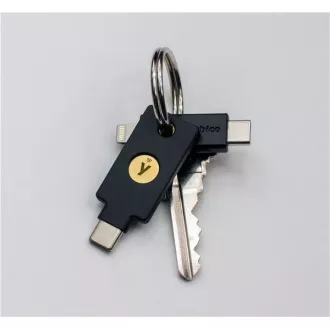 YubiKey 5C NFC - USB-C, klíč/token s vícefaktorovou autentizaci (NFC), podpora OpenPGP a Smart Card (2FA) YubiKey 5C NFC - USB-C, klíč/token s vícefaktorovou autentizaci (NFC), podpora OpenPGP a Smart Card (2FA)