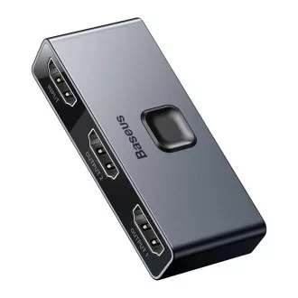 Baseus Matrix HDMI Splitter 2v1 / 1v2 šedá Baseus Matrix HDMI Splitter 2v1 / 1v2 šedá