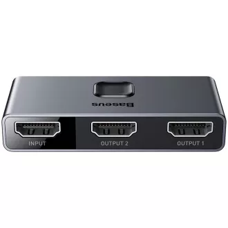 Baseus Matrix HDMI Splitter 2v1 / 1v2 šedá Baseus Matrix HDMI Splitter 2v1 / 1v2 šedá