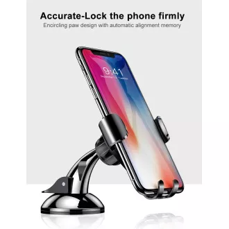 Baseus Osculum Type Gravity držák do auta (na palubní desku), černá-červená Baseus Osculum Type Gravity držák do auta (na palubní desku), černá-červená