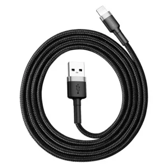 Baseus Cafule nabíjecí / datový kabel USB na Lightning 2, 4A 0, 5m, šedá-černá Baseus Cafule nabíjecí / datový kabel USB na Lightning 2, 4A 0, 5m, šedá-černá