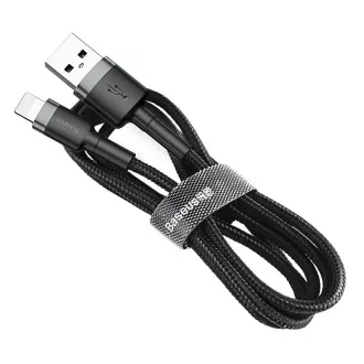 Baseus Cafule nabíjecí / datový kabel USB na Lightning 2, 4A 3m, zlatá-černá Baseus Cafule nabíjecí / datový kabel USB na Lightning 2, 4A 3m, zlatá-černá