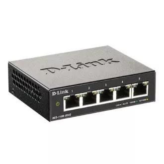 D-Link DGS-1100-05V2 5-port Gigabit Smart Managed switch, fanless D-Link DGS-1100-05V2 5-port Gigabit Smart Managed switch, fanless