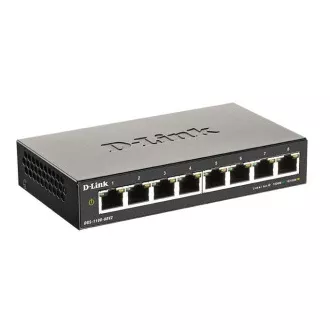 D-Link DGS-1100-08V2 8-port Gigabit Smart Managed switch, fanless D-Link DGS-1100-08V2 8-port Gigabit Smart Managed switch, fanless