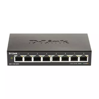 D-Link DGS-1100-08V2 8-port Gigabit Smart Managed switch, fanless D-Link DGS-1100-08V2 8-port Gigabit Smart Managed switch, fanless