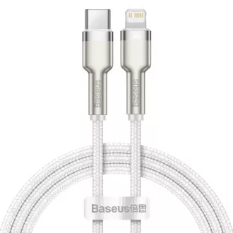 Baseus Cafule Series nabíjecí / datový kabel USB-C na Lightning PD 20W 1m, bílá Baseus Cafule Series nabíjecí / datový kabel USB-C na Lightning PD 20W 1m, bílá