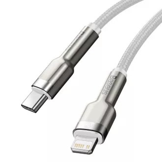Baseus Cafule Series nabíjecí / datový kabel USB-C na Lightning PD 20W 1m, bílá Baseus Cafule Series nabíjecí / datový kabel USB-C na Lightning PD 20W 1m, bílá