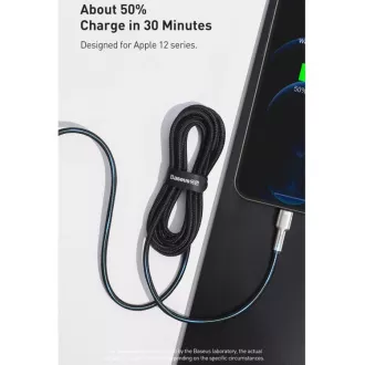 Baseus Cafule Series nabíjecí / datový kabel USB-C na Lightning PD 20W 1m, bílá Baseus Cafule Series nabíjecí / datový kabel USB-C na Lightning PD 20W 1m, bílá