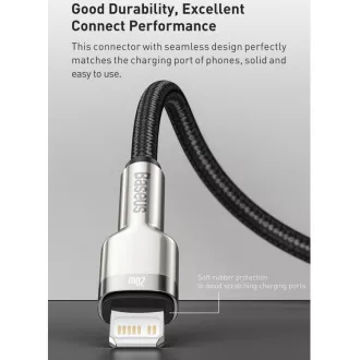 Baseus Cafule Series nabíjecí / datový kabel USB-C na Lightning PD 20W 2m, bílá Baseus Cafule Series nabíjecí / datový kabel USB-C na Lightning PD 20W 2m, bílá