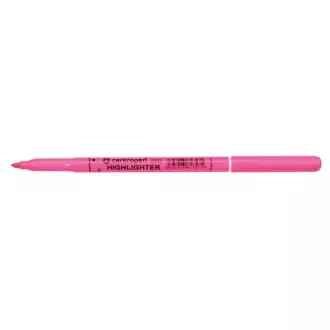 Zvýrazňovač Centropen 2532 růžový válcový hrot 1,8mm Zvýrazňovač Centropen 2532 růžový válcový hrot 1,8mm