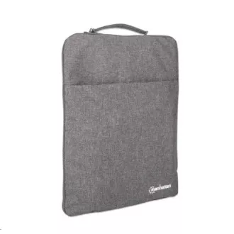MANHATTAN Pouzdro Seattle Notebook Sleeve 15.6", Voděodolný, šedá MANHATTAN Pouzdro Seattle Notebook Sleeve 15.6", Voděodolný, šedá