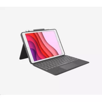 Logitech Pouzdro s klávesnicí Combo Touch for iPad (7th generation), UK, Graphite Logitech Pouzdro s klávesnicí Combo Touch for iPad (7th generation), UK, Graphite