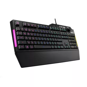 ASUS klávesnice TUF GAMING K1 (RA04), membránová, US, černá ASUS klávesnice TUF GAMING K1 (RA04), membránová, US, černá
