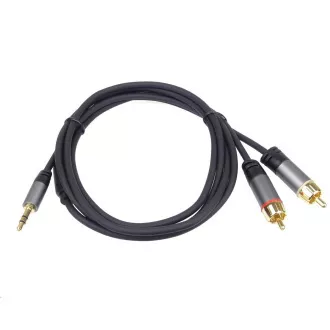PREMIUMCORD kabel, Jack 3.5mm-2xCINCH M/M 1, 5m PREMIUMCORD kabel, Jack 3.5mm-2xCINCH M/M 1, 5m