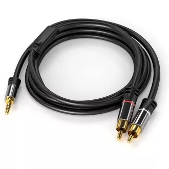 PREMIUMCORD kabel, Jack 3.5mm-2xCINCH M/M 5m PREMIUMCORD kabel, Jack 3.5mm-2xCINCH M/M 5m