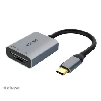 AKASA čtečka karet AK-CR-10BK (SD, microSD), externí, USB 3.2 Type-C AKASA čtečka karet AK-CR-10BK (SD, microSD), externí, USB 3.2 Type-C